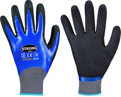 Handschuh LAREDO STRONGHAND® Nitril, blau/schwarz, vollbeschichtet, EN388, Gr. 11, VPE144, Z063411