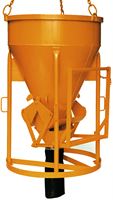 Siloz pentru beton 1016.12, 1000l cilindric-conic, cu manetă, Z10660