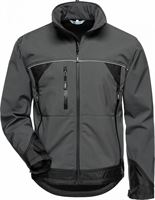 Jachetă Softshell BETA ELYSEE®, gri/negru, Măr. M, UA10, Z20002M