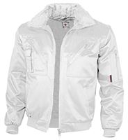 Jachetă pilot QUALITEX, albă, 265 g/m², mărime S, Z23611S