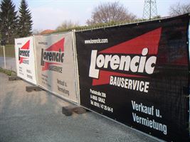 Gard de protecţie vizuală pentru construcţii, 340 x 175cm, imprimare digitală, 51-100 bucăţi, 330g/m², Z34017550