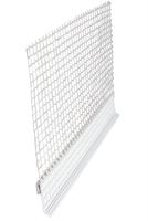 Profil din PVC cu înfigere, pentru şine de soclu WDVS, 2,5 ml/bară, cu ţesătură WDVS, 25 bare/cutie, 72 cutii/palet,...