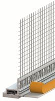 Profil pentru tencuială şi de protecţie cu ţesătură WDVS 3D standard, 1,4 ml/bară, UA25 = 35ml, 40 cutii/palet, Z914