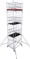 Alu-Rollgerüst KRAUSE® MONTO® PROTEC® XXL Breitaufbau 2,00x1,20m, AH= 8,30m, Z945150