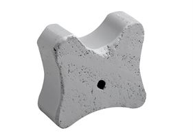 Faserbetonknochen VARIO o. Draht 45/55/60mm Schnittbreite 28mm 125Stk/Sack 40Sack/Pal, ZFBEK45