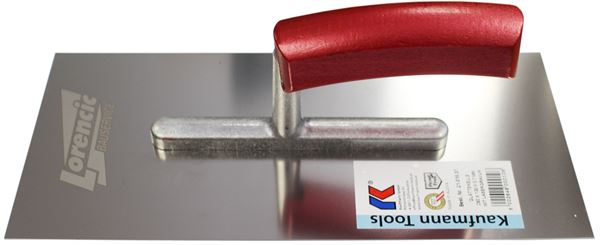 Drişcă de gletuit 280x130x0,7mm inox - mâner cilindric, îmbinare aluminiu, UA33, Z2101002