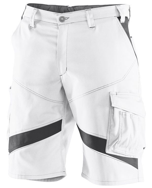 Arbeitsshorts KÜBLER ACTIVIQ weiß/anthrazit 270 g/m² Gr. 46, Z2450109746