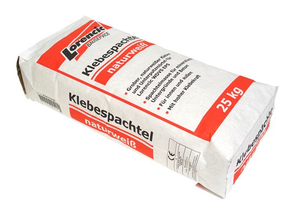 Masă de şpaclu adezivă, grosieră, albă, 25 kg/sac, 54 saci/palet, Z26111LO