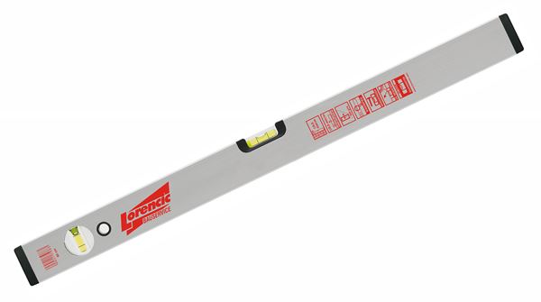 Nivelă cu bulă de aer, argintie, 120cm, Z376120LO
