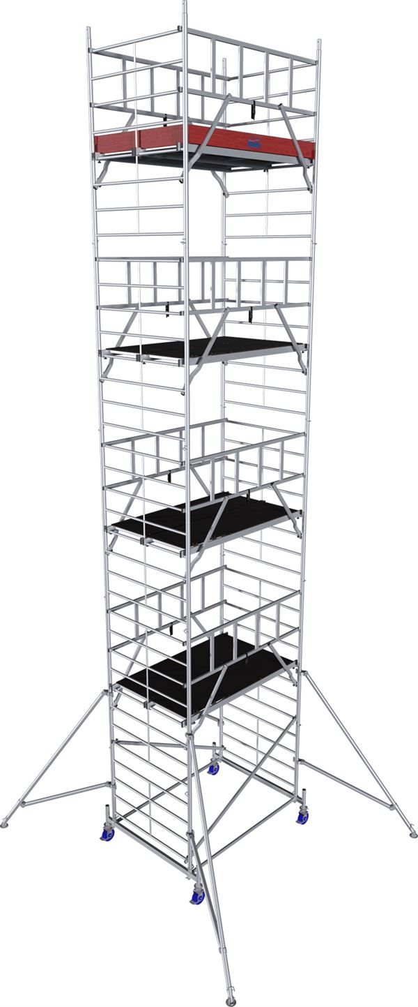 Schela rulante din aluminiu KRAUSE® MONTO® PROTEC® XXL structura lata 2,00x1,20m, AH= 10,30m, Z945174