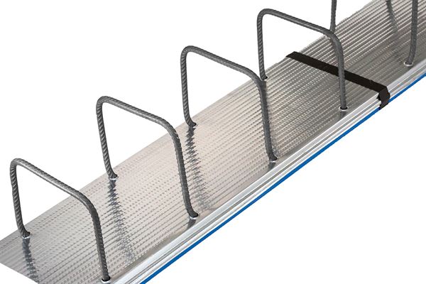 Bewehrungsanschluss Plexus zweireihig 10/150, Länge 1,25m, 4Stk/Bund 20Bund/Pal, ZBK101515H