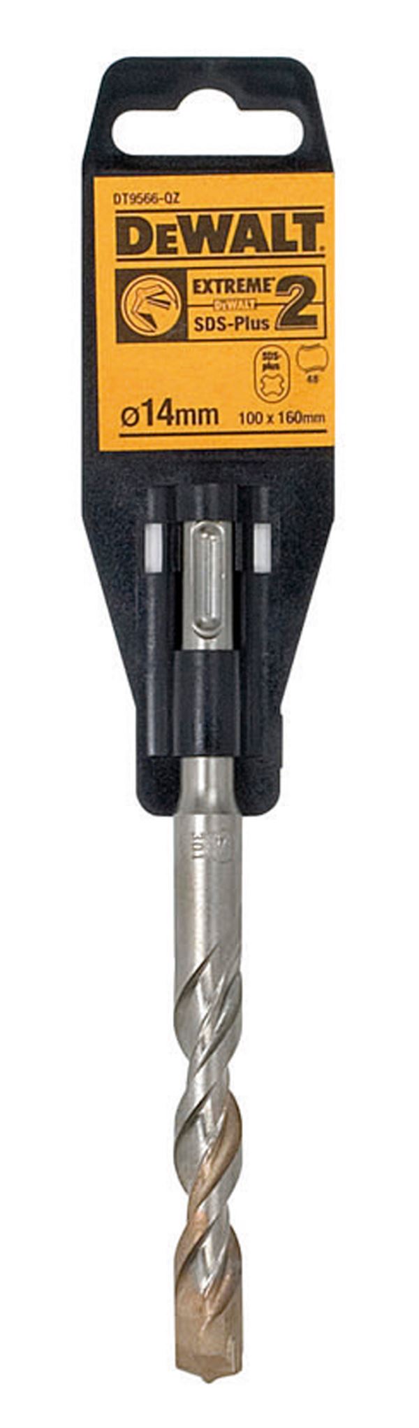 Burghiu pentru ciocan rotopercutor EXTREME®2 DEWALT® SDS-Plus 14x450x400mm, ZDT9570-QZ