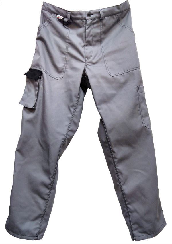 Pantaloni LO-PROTEC gri/negru 245 g/m² Marime 56 5buc/cutie, ZLO-PROTGBBH56